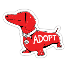 Load image into Gallery viewer, &quot;Big Red Dog&quot; Sticker - white matte