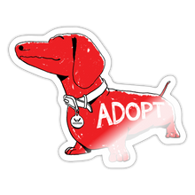 Load image into Gallery viewer, &quot;Big Red Dog&quot; Sticker - white glossy