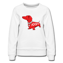 Load image into Gallery viewer, &quot;Big Red Dog&quot; Countoured Premium Sweatshirt - white