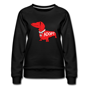 "Big Red Dog" Countoured Premium Sweatshirt - black