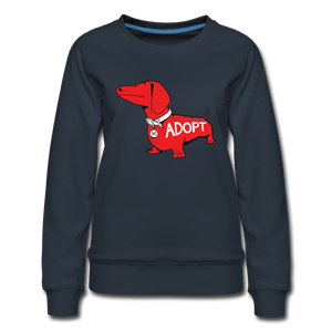 "Big Red Dog" Countoured Premium Sweatshirt - navy