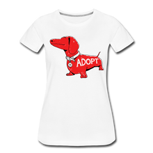 Load image into Gallery viewer, &quot;Big Red Dog&quot; Contoured Premium T-Shirt - white
