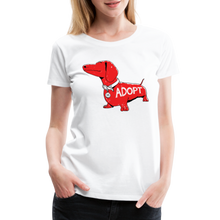 Load image into Gallery viewer, &quot;Big Red Dog&quot; Contoured Premium T-Shirt - white