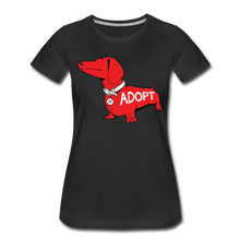 Load image into Gallery viewer, &quot;Big Red Dog&quot; Contoured Premium T-Shirt - black