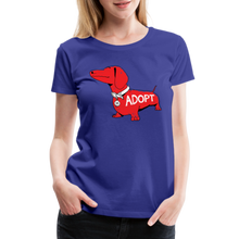 Load image into Gallery viewer, &quot;Big Red Dog&quot; Contoured Premium T-Shirt - royal blue