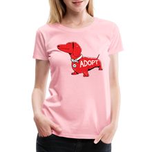 Load image into Gallery viewer, &quot;Big Red Dog&quot; Contoured Premium T-Shirt - pink