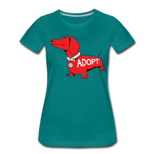 Load image into Gallery viewer, &quot;Big Red Dog&quot; Contoured Premium T-Shirt - teal