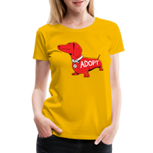 Load image into Gallery viewer, &quot;Big Red Dog&quot; Contoured Premium T-Shirt - sun yellow