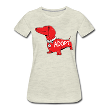 Load image into Gallery viewer, &quot;Big Red Dog&quot; Contoured Premium T-Shirt - heather oatmeal