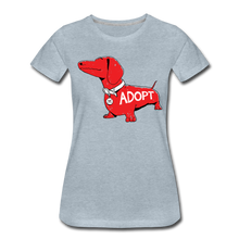 Load image into Gallery viewer, &quot;Big Red Dog&quot; Contoured Premium T-Shirt - heather ice blue