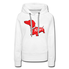 Load image into Gallery viewer, &quot;Big Red Dog&quot; Contoured Premium Hoodie - white