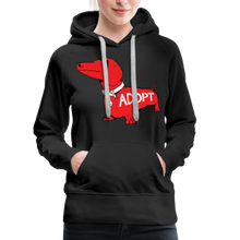 Load image into Gallery viewer, &quot;Big Red Dog&quot; Contoured Premium Hoodie - black