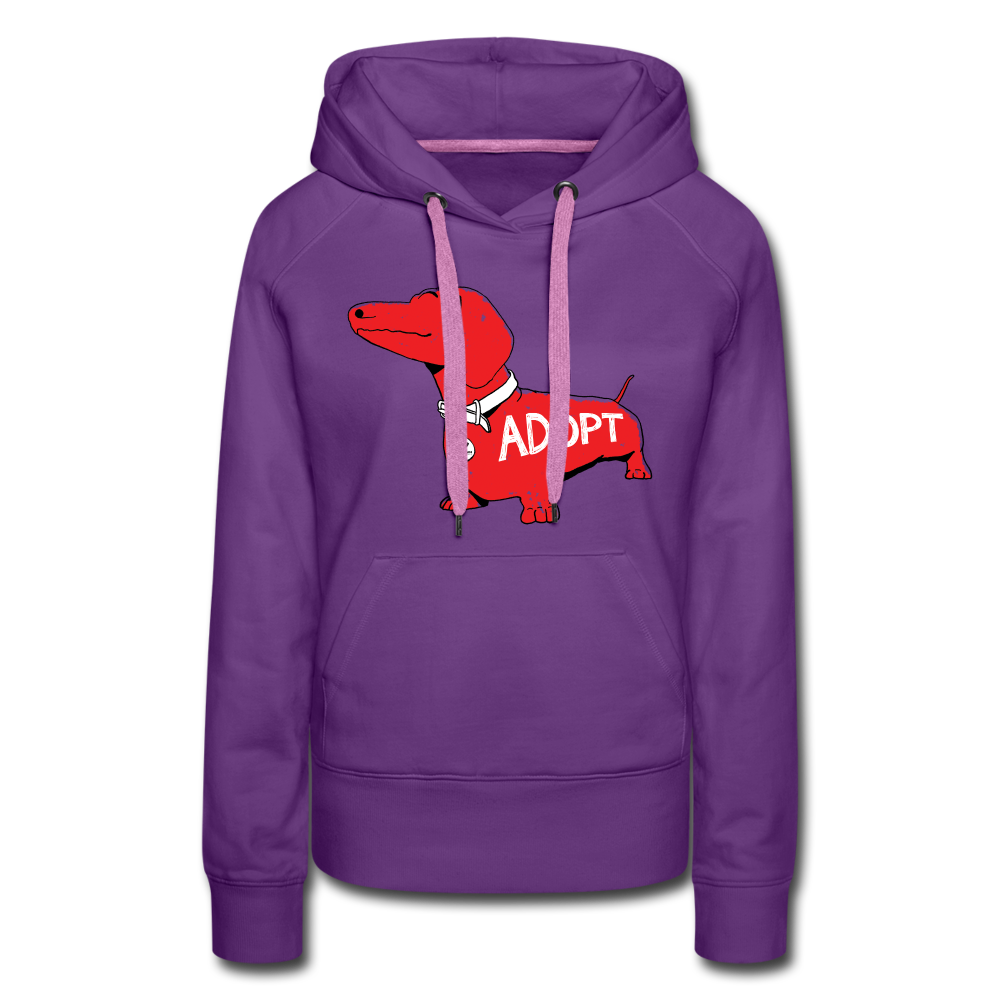 
                  
                    "Big Red Dog" Contoured Premium Hoodie - purple
                  
                