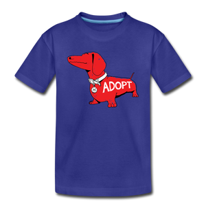 "Big Red Dog" Kids' Premium T-Shirt - royal blue