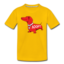 Load image into Gallery viewer, &quot;Big Red Dog&quot; Kids&#39; Premium T-Shirt - sun yellow