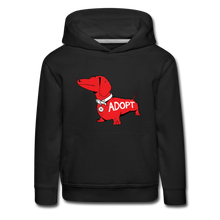 Load image into Gallery viewer, &quot;Big Red Dog&quot; Kids‘ Premium Hoodie - black