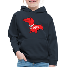 Load image into Gallery viewer, &quot;Big Red Dog&quot; Kids‘ Premium Hoodie - navy