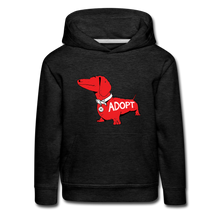 Load image into Gallery viewer, &quot;Big Red Dog&quot; Kids‘ Premium Hoodie - charcoal grey