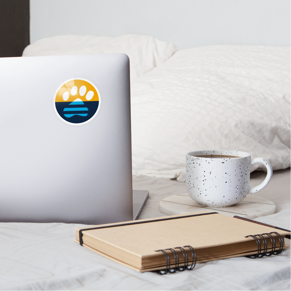 
                  
                    MKE Flag Paw Sticker - transparent glossy
                  
                