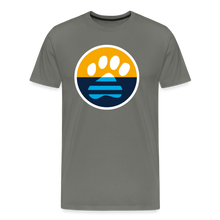 Load image into Gallery viewer, MKE Flag Paw Classic Premium T-Shirt - asphalt gray
