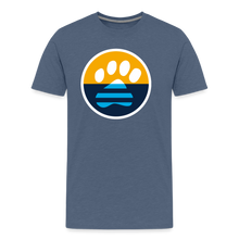 Load image into Gallery viewer, MKE Flag Paw Classic Premium T-Shirt - heather blue