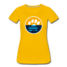 Load image into Gallery viewer, MKE Flag Paw Contoured Premium T-Shirt - sun yellow
