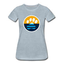 Load image into Gallery viewer, MKE Flag Paw Contoured Premium T-Shirt - heather ice blue