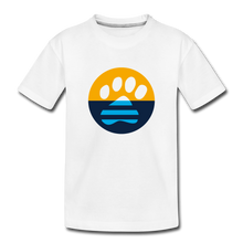 Load image into Gallery viewer, MKE Flag Paw Kids&#39; Premium T-Shirt - white