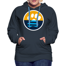 Load image into Gallery viewer, MKE Flag Paw Contoured Premium Hoodie - navy