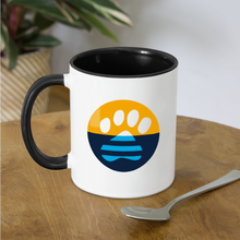 Load image into Gallery viewer, MKE Flag Paw Contrast Coffee Mug - white/black