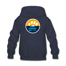 Load image into Gallery viewer, MKE Flag Paw Kids&#39; Hoodie - navy
