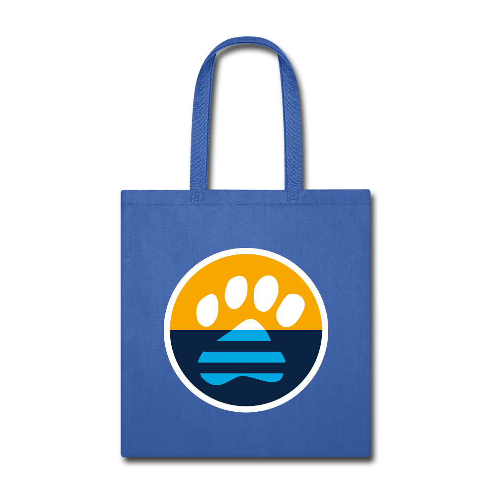 MKE Flag Paw Tote Bag - royal blue