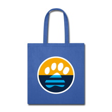 Load image into Gallery viewer, MKE Flag Paw Tote Bag - royal blue