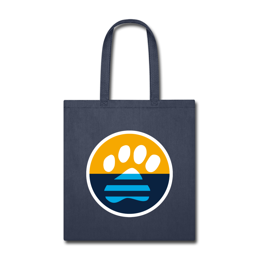 MKE Flag Paw Tote Bag - navy