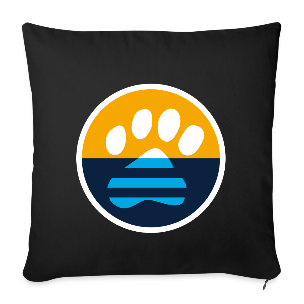 
                  
                    MKE Flag Paw Throw Pillow Cover 18” x 18” - black
                  
                
