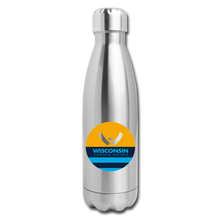 Load image into Gallery viewer, WHS x MKE Flag Insulated Stainless Steel Water Bottle - silver