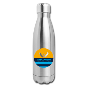 WHS x MKE Flag Insulated Stainless Steel Water Bottle - silver