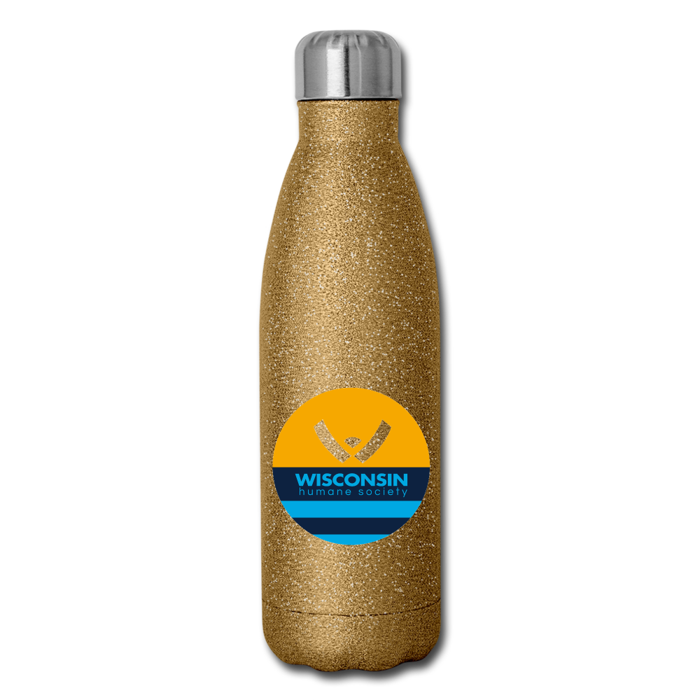 
                  
                    WHS x MKE Flag Insulated Stainless Steel Water Bottle - gold glitter
                  
                