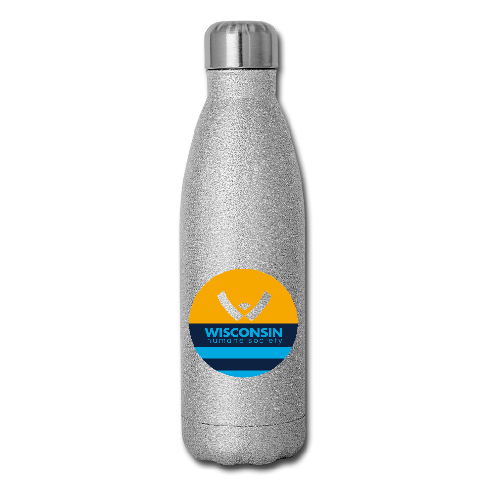 
                  
                    WHS x MKE Flag Insulated Stainless Steel Water Bottle - silver glitter
                  
                