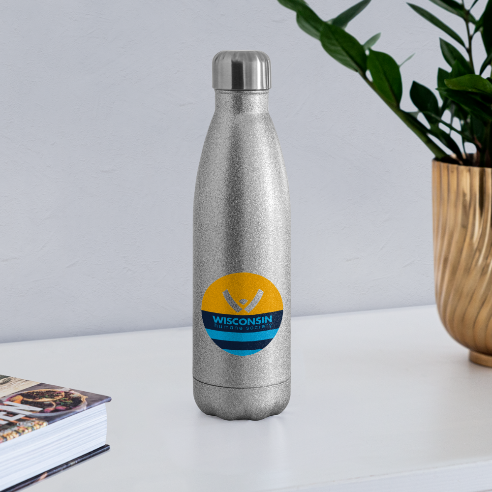 
                  
                    WHS x MKE Flag Insulated Stainless Steel Water Bottle - silver glitter
                  
                