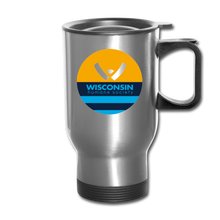 Load image into Gallery viewer, WHS x MKE Flag Travel Mug - silver