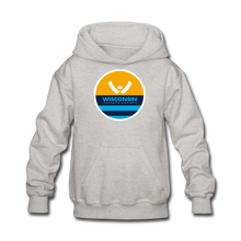 Load image into Gallery viewer, WHS x MKE Flag Kids&#39; Hoodie - heather gray