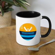Load image into Gallery viewer, WHS x MKE Flag Contrast Coffee Mug - white/black