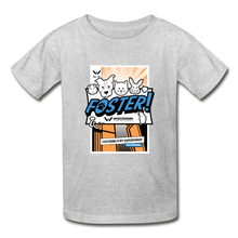Load image into Gallery viewer, Foster Comic Hanes Youth Tagless T-Shirt - heather gray