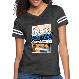 Foster Comic Vintage Sport T-Shirt - vintage smoke/white