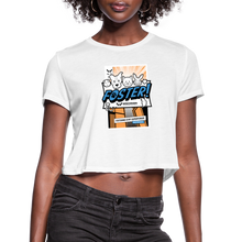 Load image into Gallery viewer, Foster Comic Cropped T-Shirt - white