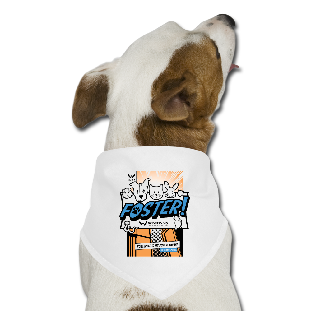 
                  
                    Foster Comic Dog Bandana - white
                  
                