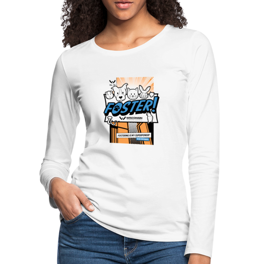 
                  
                    Foster Comic Contoured Premium Long Sleeve T-Shirt - white
                  
                