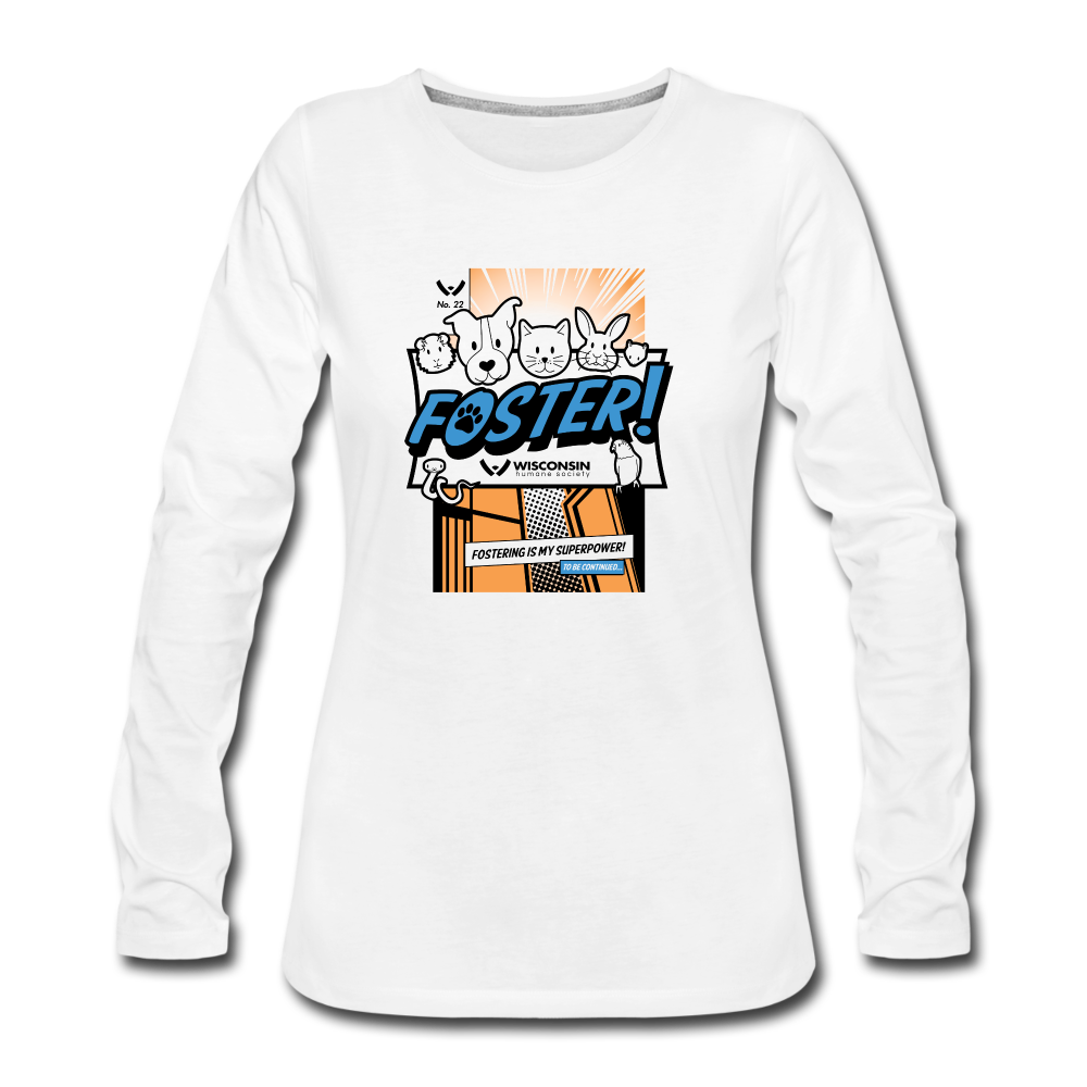 
                  
                    Foster Comic Contoured Premium Long Sleeve T-Shirt - white
                  
                