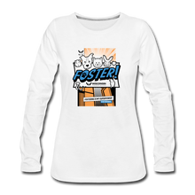 Load image into Gallery viewer, Foster Comic Contoured Premium Long Sleeve T-Shirt - white